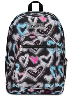 Zaino scuola Seven Freethink Girl Jet Black