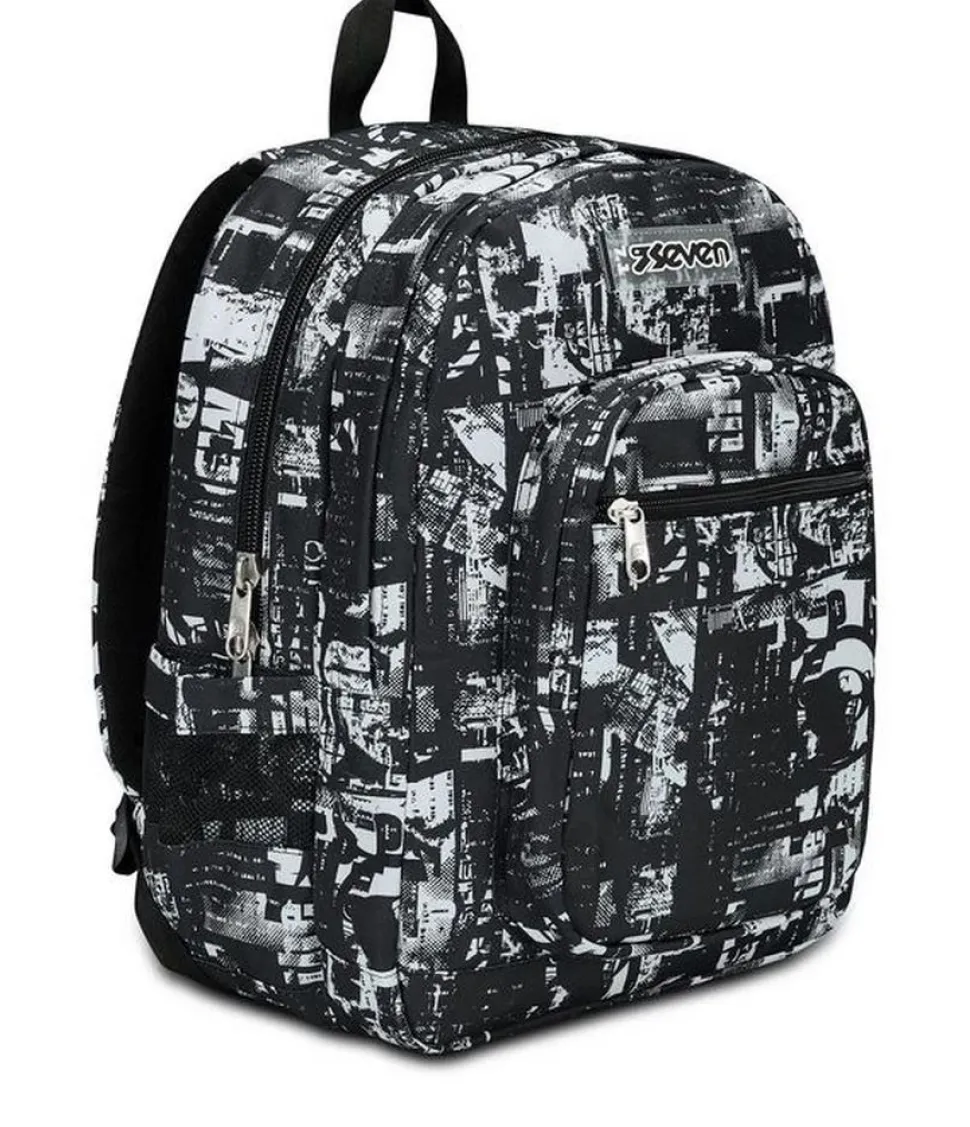 Zaino scuola Seven Freethink Boy Jet Black
