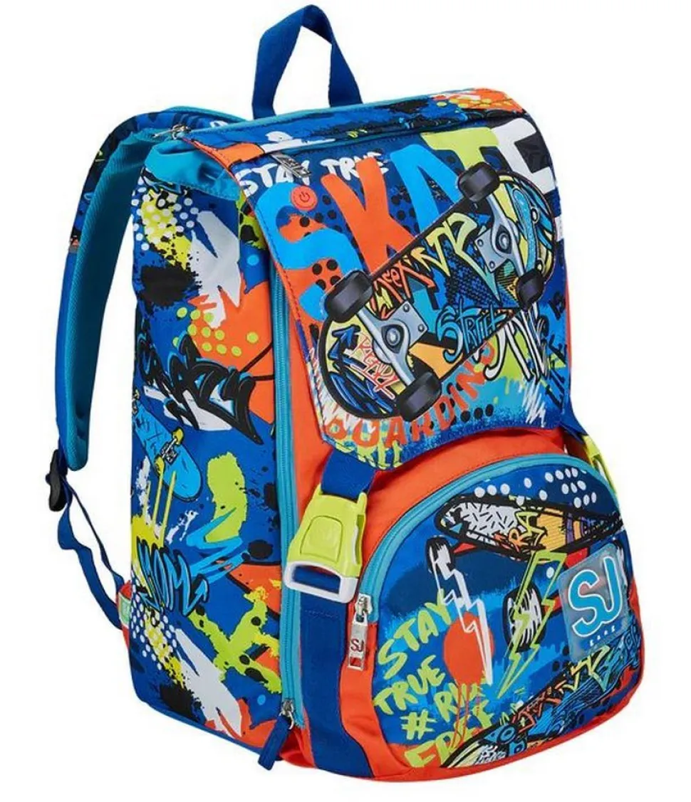 Zaino scuola SJ estensibile Big Trickyled