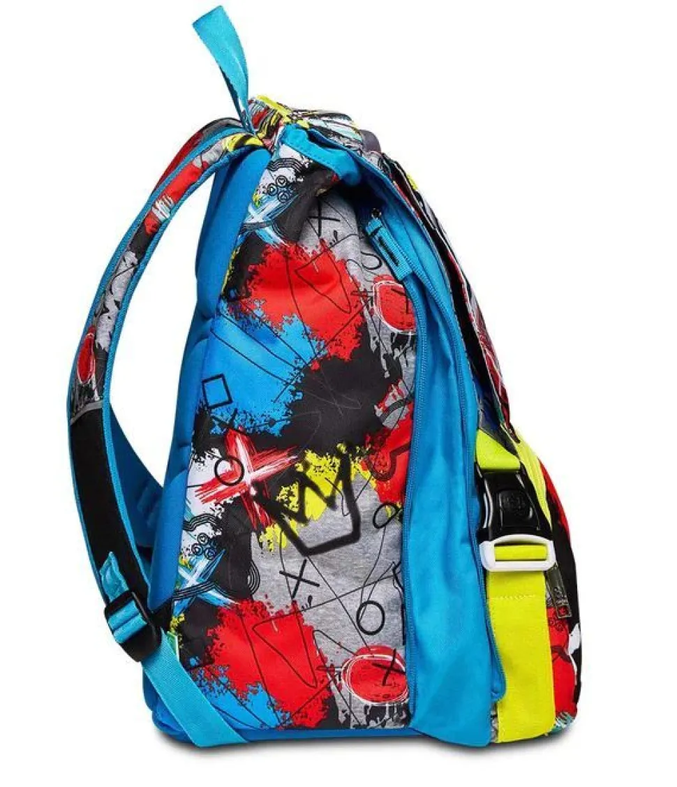 Zaino scuola SJ estensibile Big Glitzled Boy