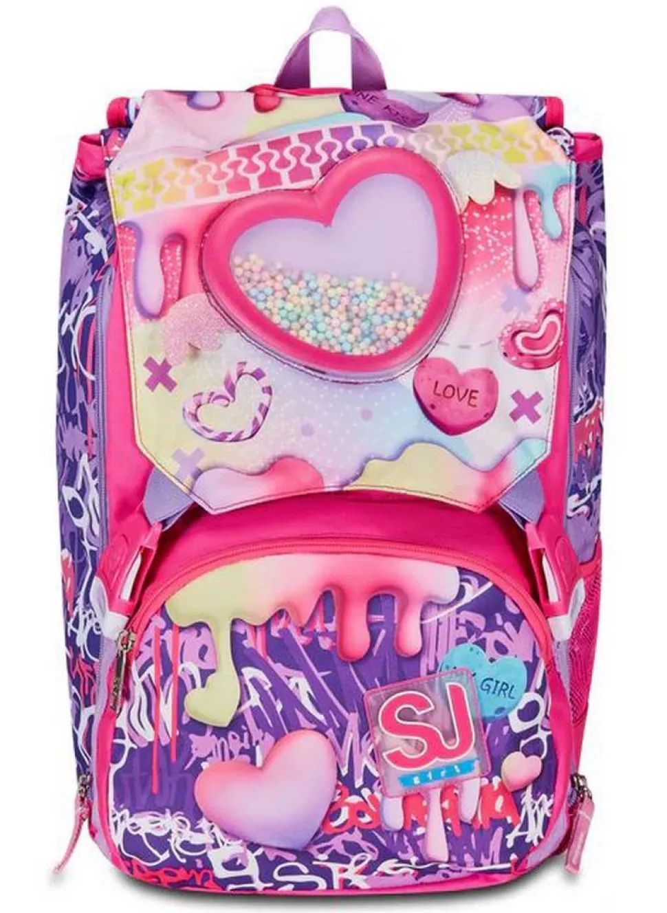 Zaino scuola SJ estensibile Big Sphere Full Girl