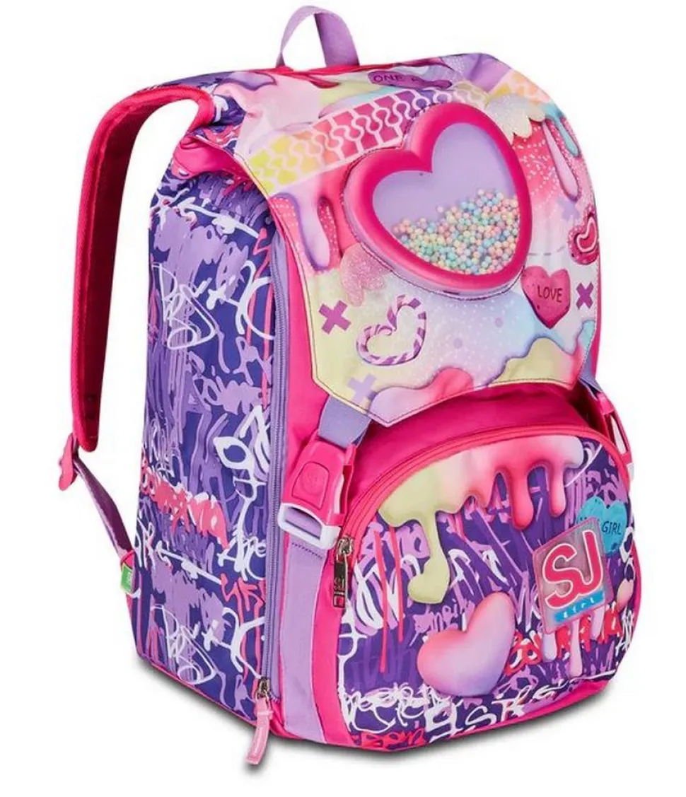 Zaino scuola SJ estensibile Big Sphere Full Girl
