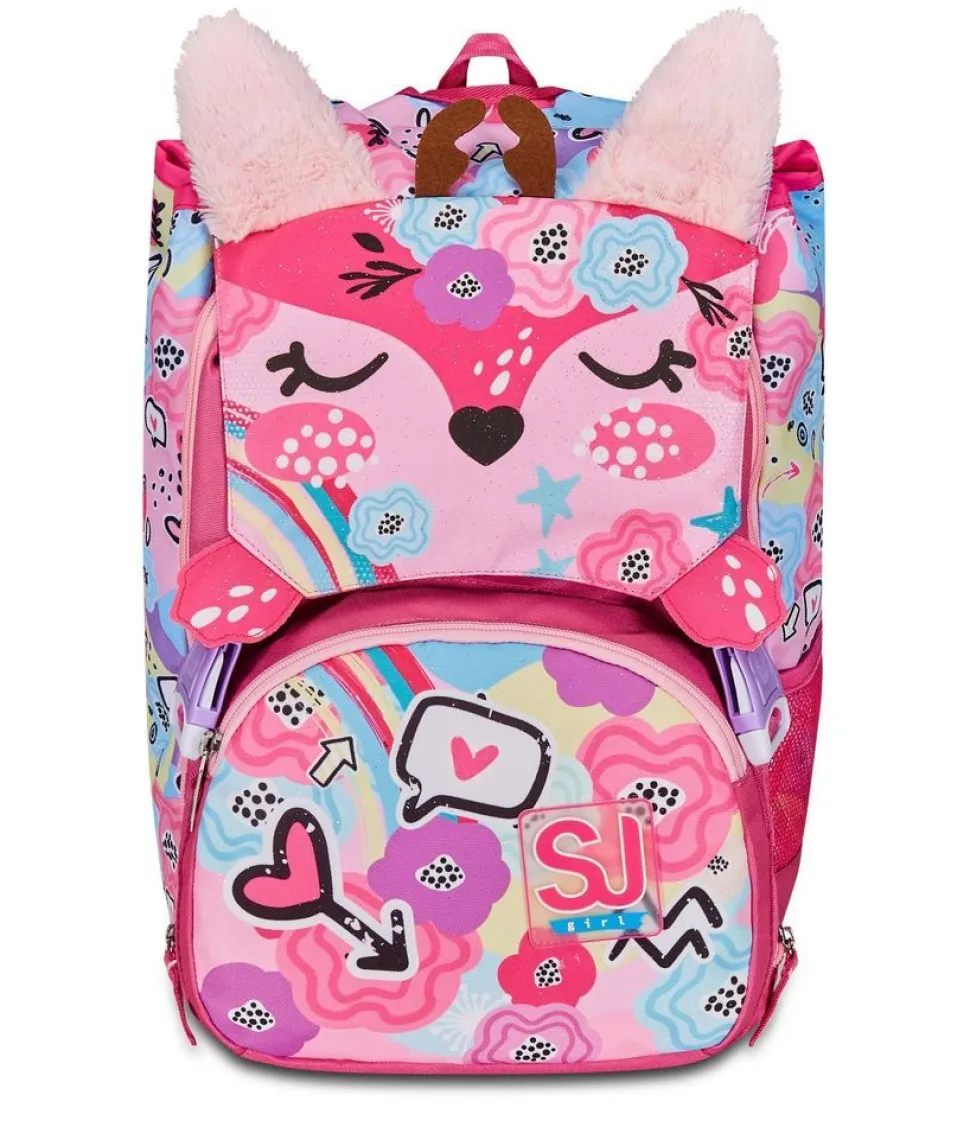Zaino scuola SJ estensibile Big Pinkhugs