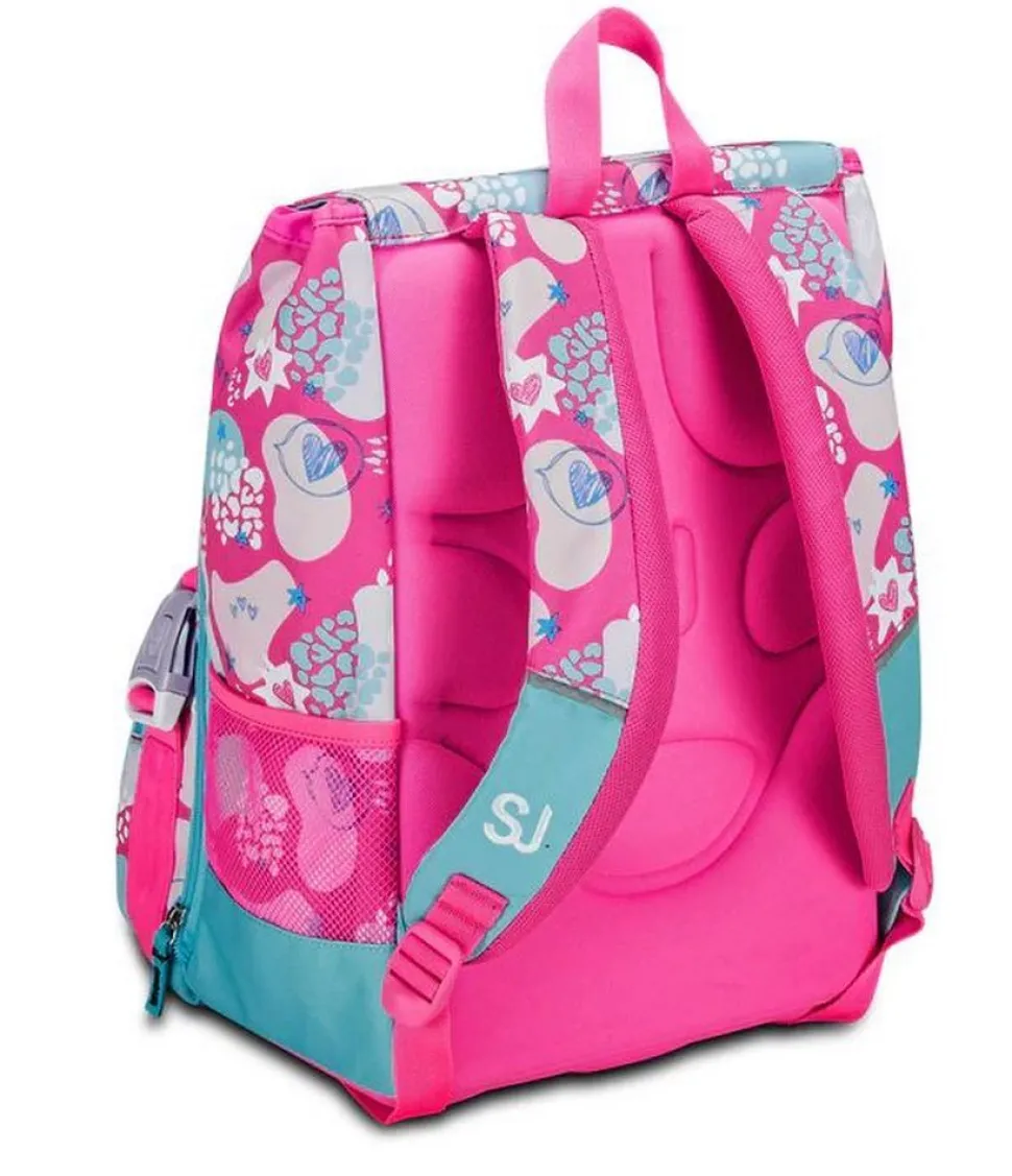 Zaino scuola SJ estensibile Big Pinkfur
