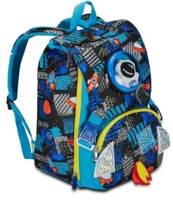 Zaino scuola SJ estensibile Big Go to Space