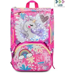 Zaino scuola SJ estensibile Big Unicorn Led