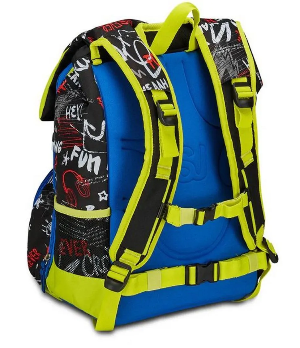 Zaino scuola SJ estensibile Big Born to Fun