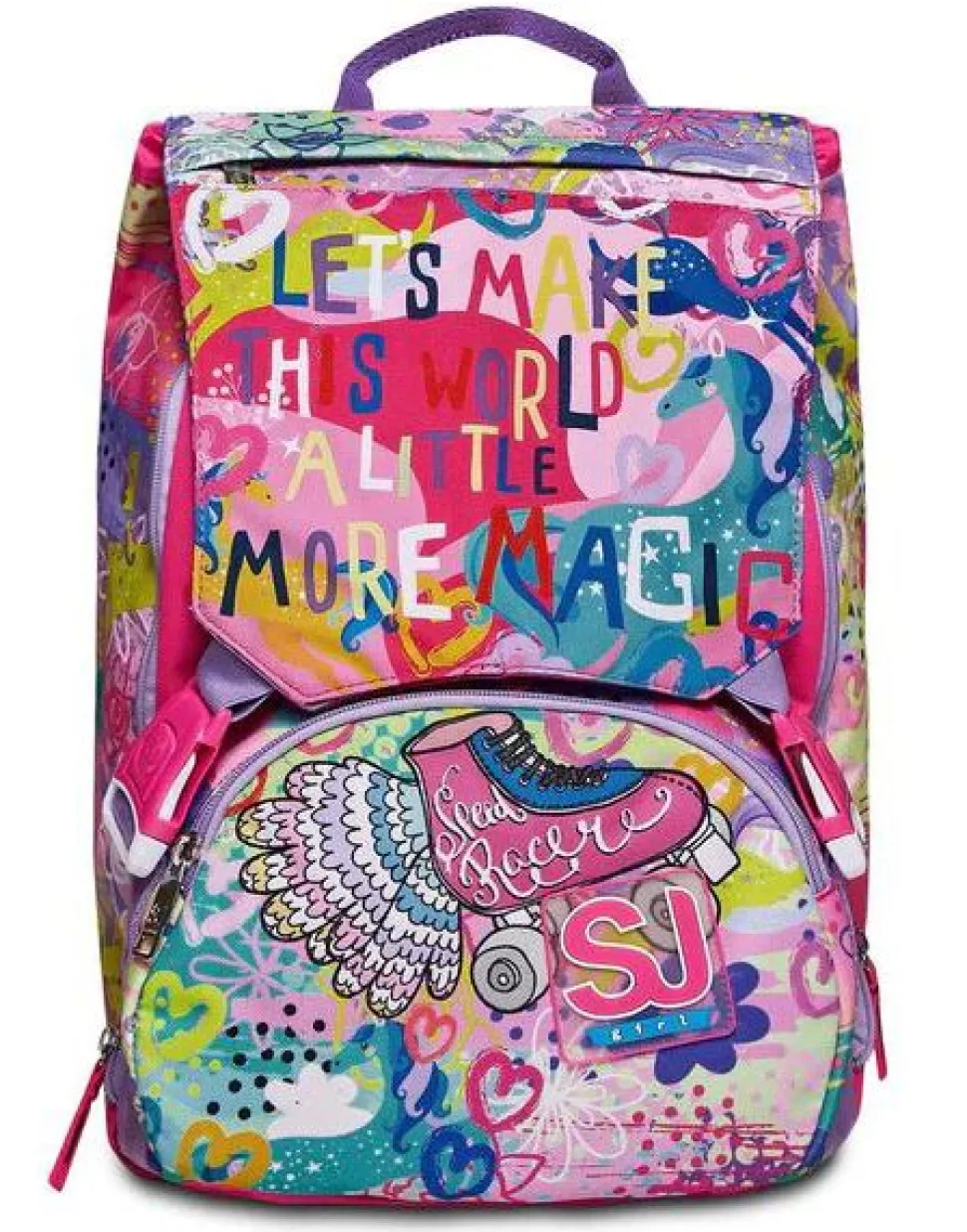 Zaino scuola SJ estensibile Big Magicflip Girl