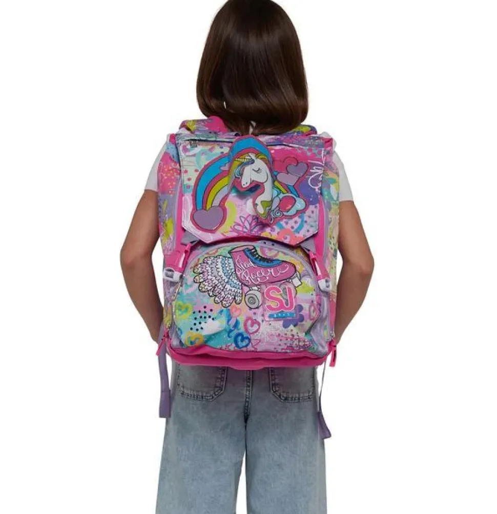 Zaino scuola SJ estensibile Big Magicflip Girl