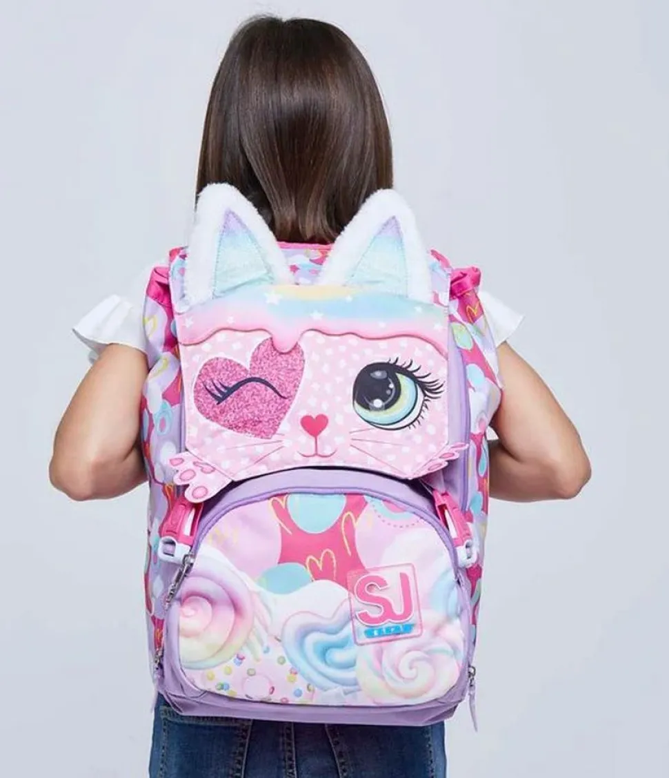 Zaino scuola SJ estensibile Big Heart Lolly