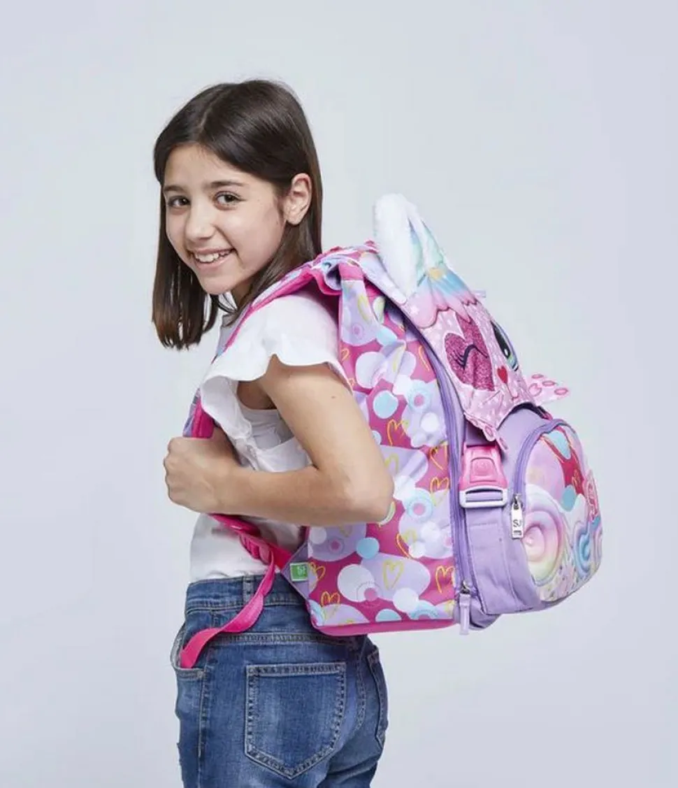 Zaino scuola SJ estensibile Big Heart Lolly