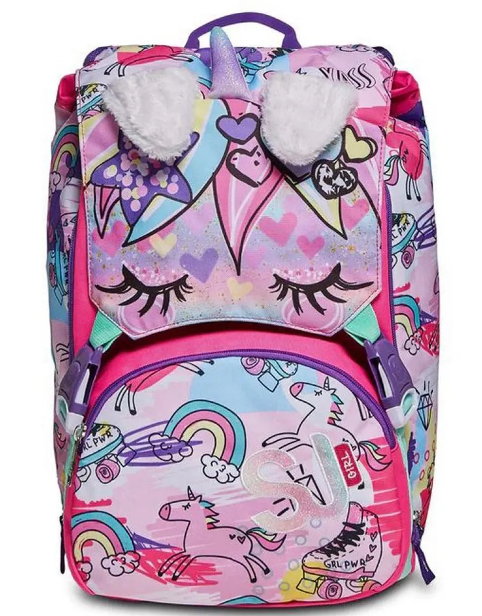 Zaino scuola SJ estensibile Big Animali Fantasy Girl