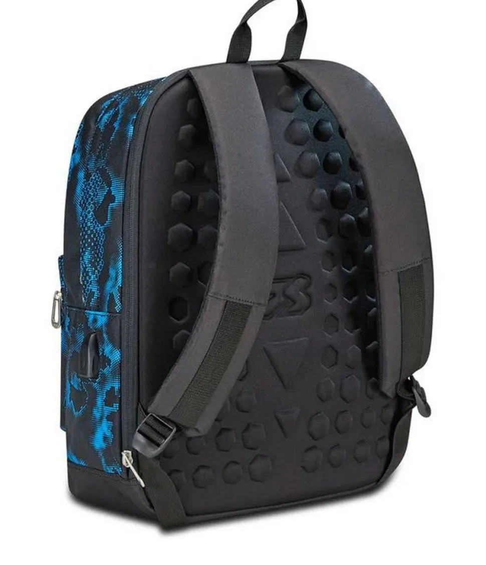 Zaino Seven The Double Pro estensibile Turchese Fluo