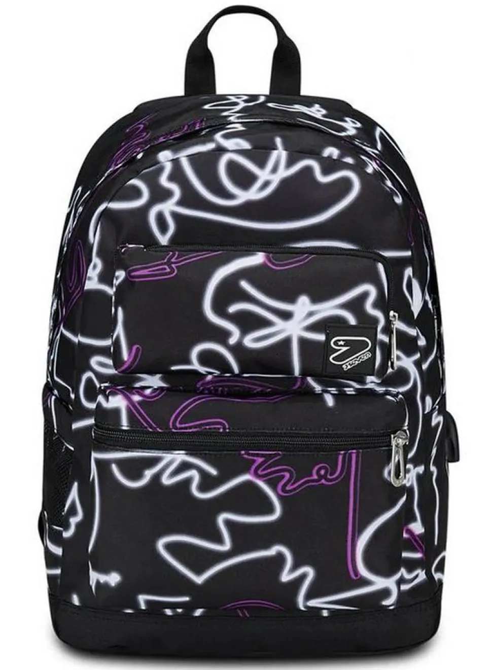 Zaino Seven The Double Pro Pockets estensibile Jet Black