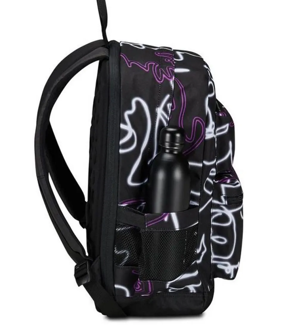 Zaino Seven The Double Pro Pockets estensibile Jet Black