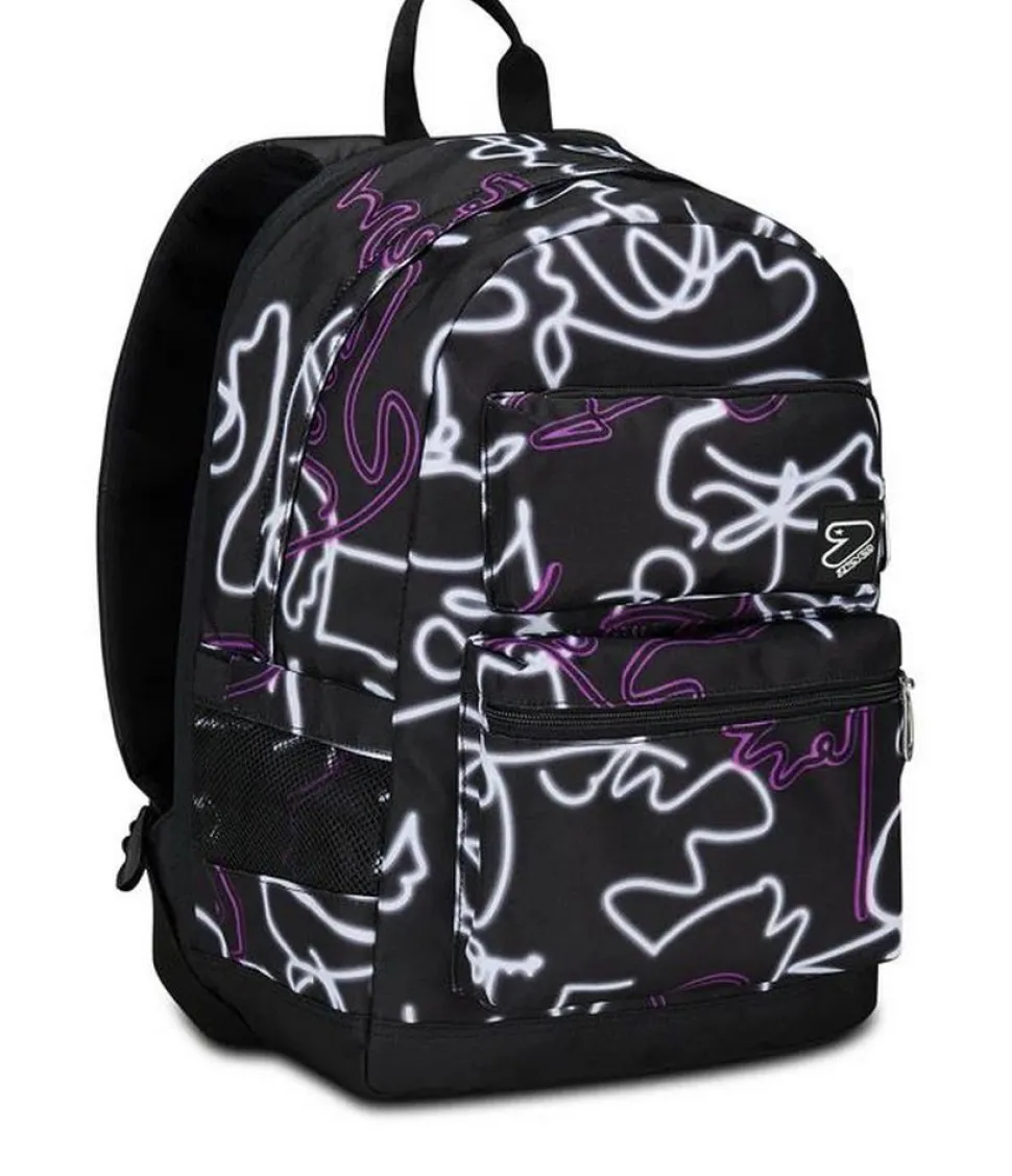 Zaino Seven The Double Pro Pockets estensibile Jet Black