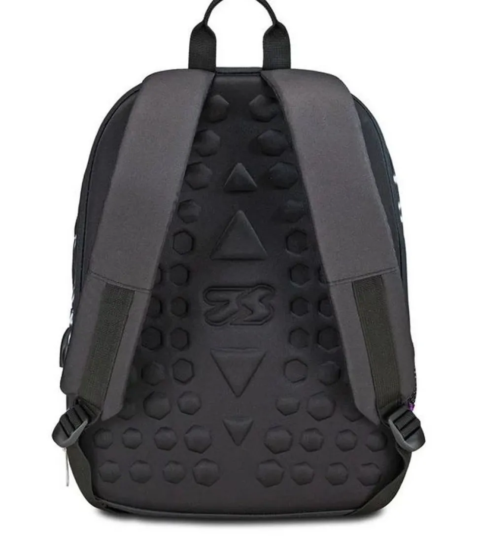 Zaino Seven The Double Pro Pockets estensibile Jet Black
