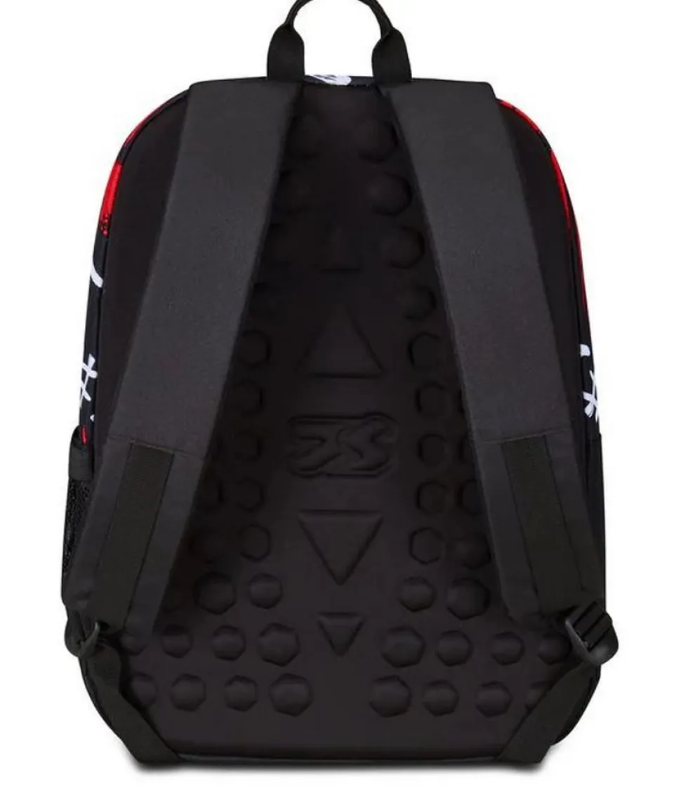 Zaino Seven The Double Pro XXL Detach Reversibile Graffiti Load Jet Black