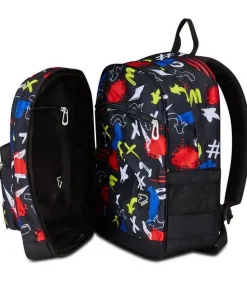 Zaino Seven The Double Pro XXL Detach Reversibile Graffiti Load Jet Black