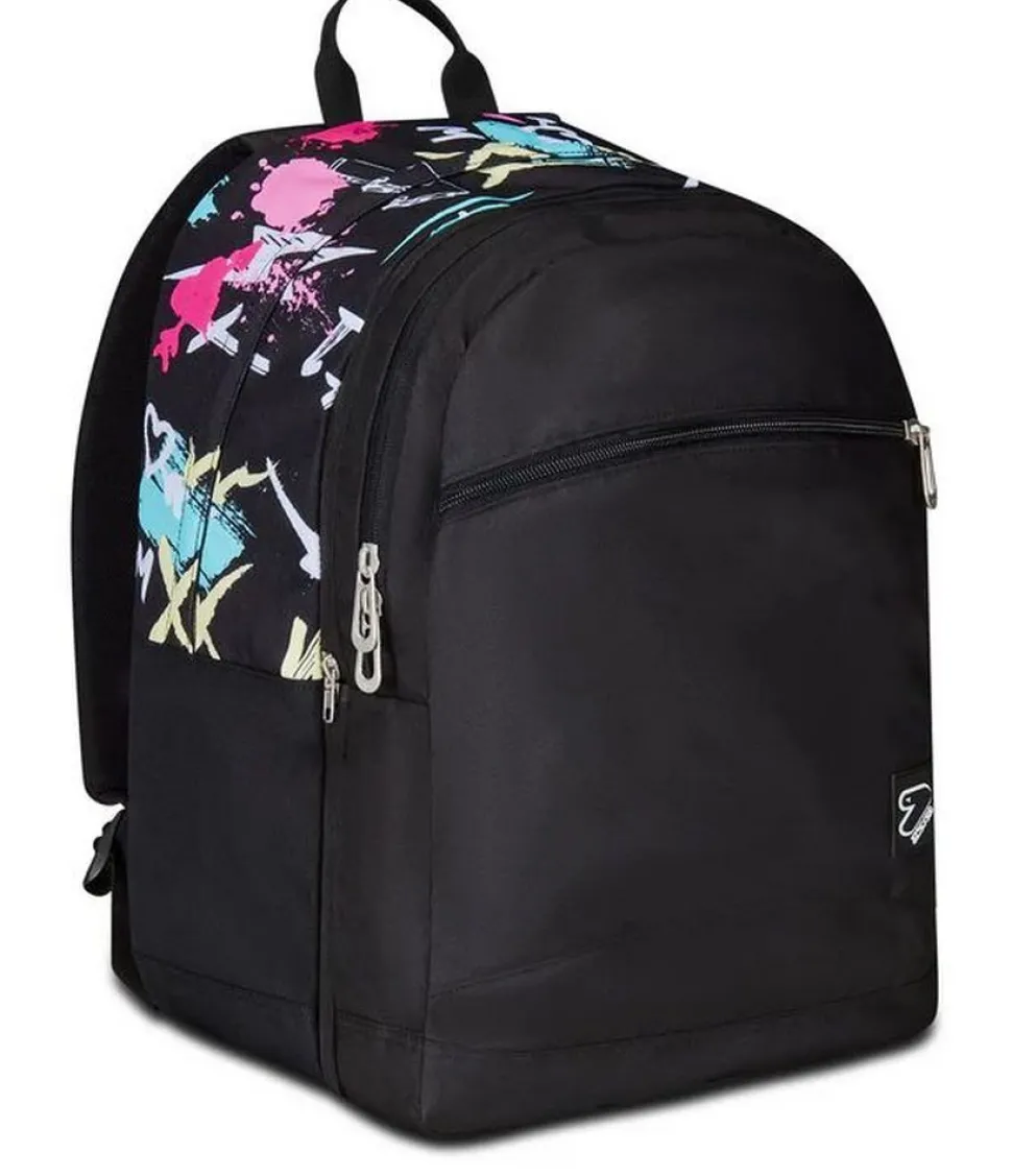 Zaino Seven The Double Pro XXL Detach Reversibile Graffiti Load Candy Fuxia