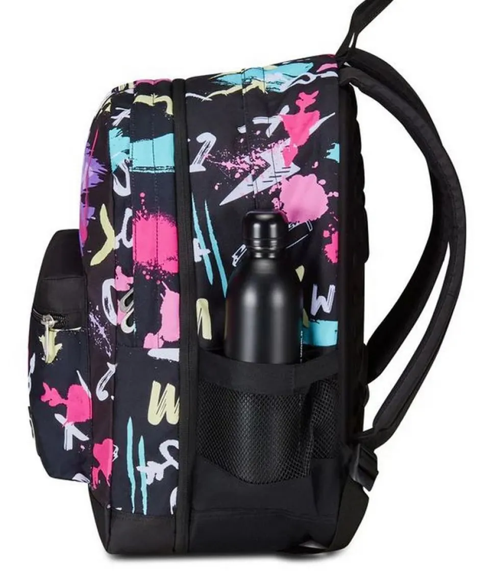 Zaino Seven The Double Pro XXL Detach Reversibile Graffiti Load Candy Fuxia