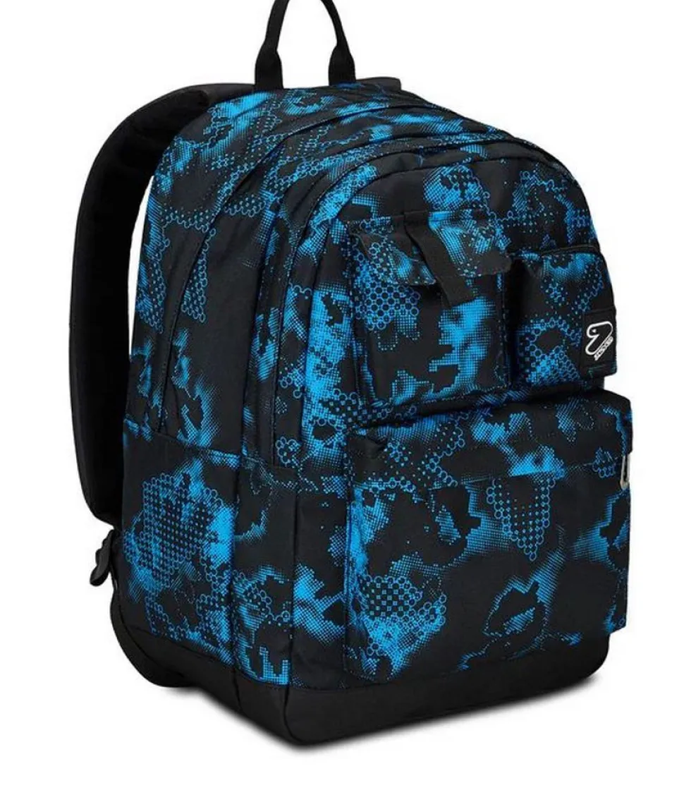 Zaino Seven The Double Pro XXL Pockets Turchese Fluo