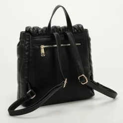 Zaino trapuntato con strass Mimì-Muà Nero