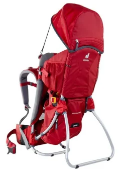 Zaino trekking porta bimbo Deuter Kid Comfort I Cranberry